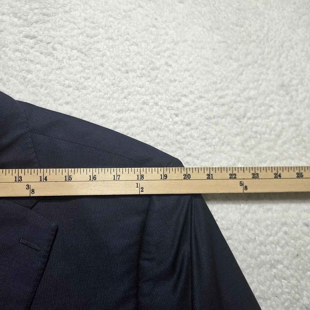 Peter Millar 44T Navy Wool Blazer Jacket Men‎ Made Canada 100% Wool performance